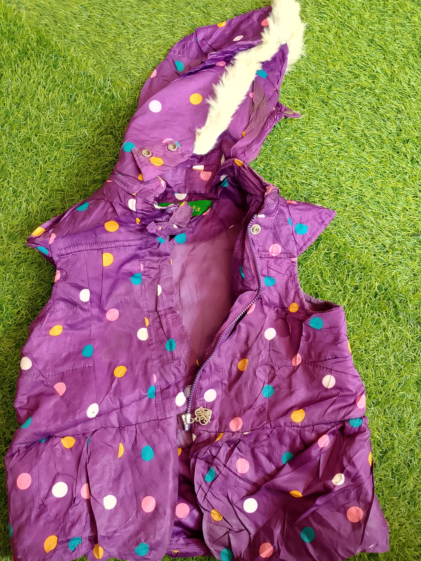 Purple loved , puffed jacket