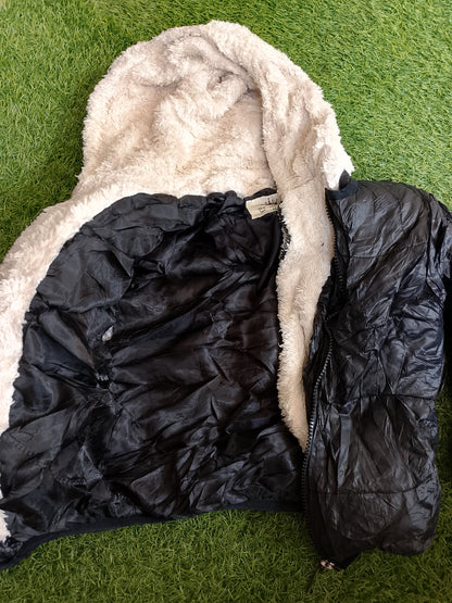 Vintage Hooded Mohair Puffer