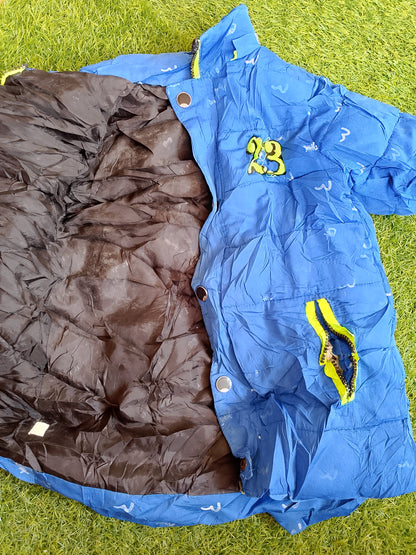Blue puffer kids, winter collection