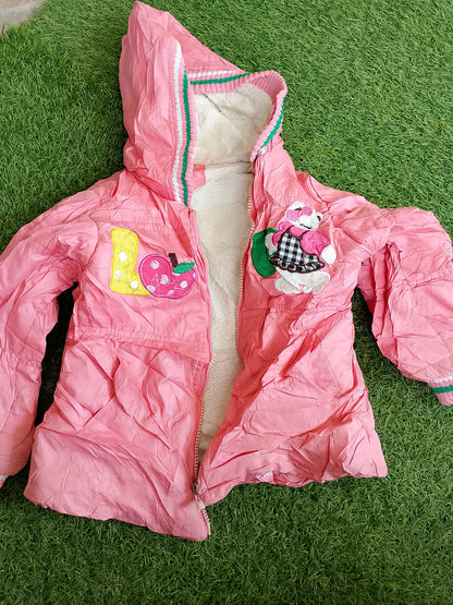 Pinky puffer, winter girls