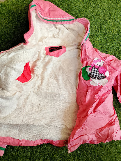 Pinky puffer, winter girls