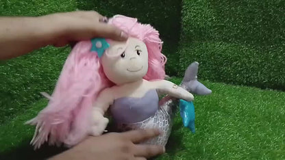 Cuddle Barn Marina the Singing Mermaid Animated Musical Plush American used Preloved Toy