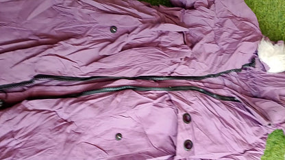 Purple Puffed Jacket