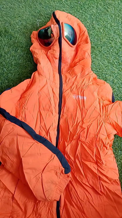 CP Company x Palace Neon Orange Nylon La Mille Goggle Jacket