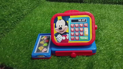 Mickey Mouse Deluxe Cash Register, American used preloved toy