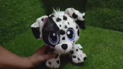 Rescue Tales Adoptable Pet Dalmatian Interactive Plush Pet Toy